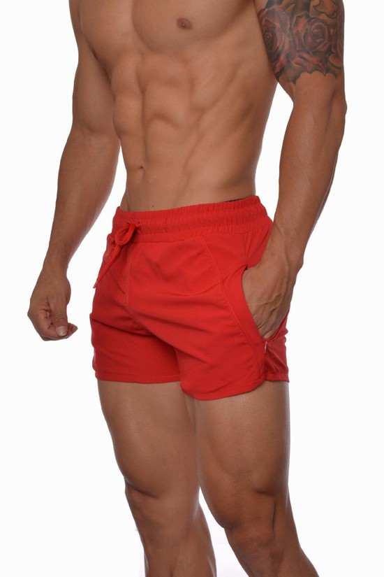 Youngla 101 Bodybuilding Uomo Pantaloncini Rosse | XS7649285