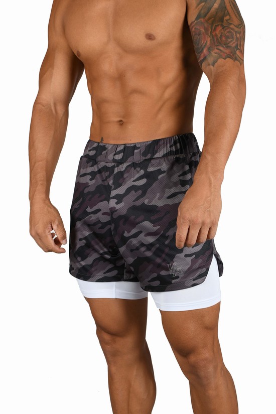 Youngla 105 Compression 2.0 Uomo Pantaloncini Grigie | HK0791328