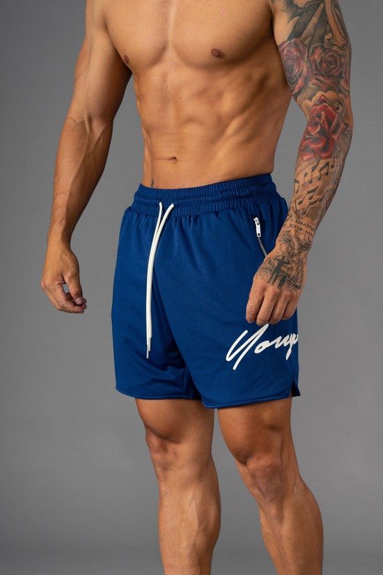 Youngla 115 Signature Uomo Pantaloncini Blu | HP6240719
