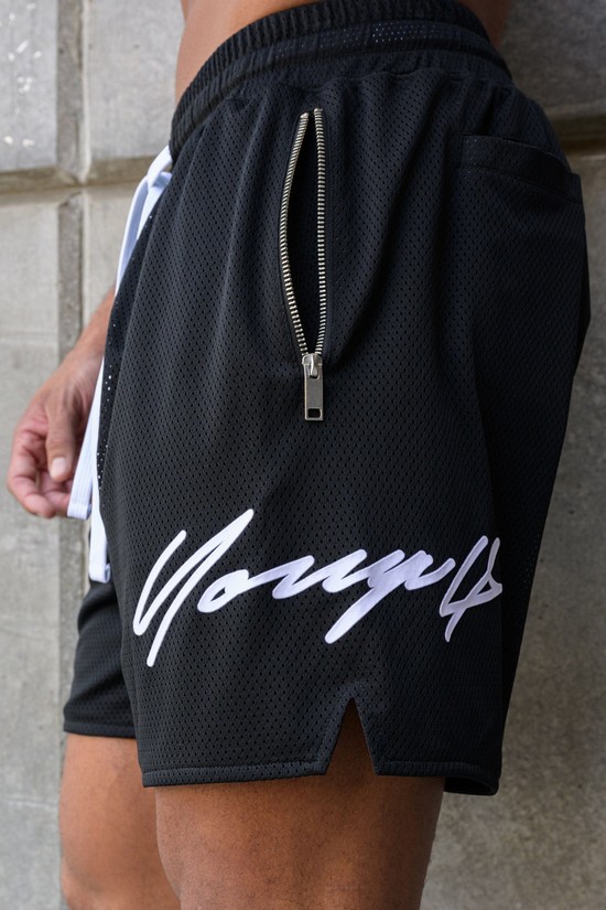 Youngla 115 Signature Uomo Pantaloncini Nere | NP9023485