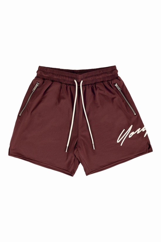 Youngla 115 Signature Uomo Pantaloncini Bordeaux | SE4715069