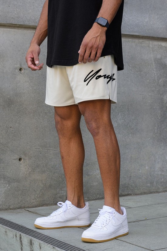 Youngla 115 Signature Uomo Pantaloncini Bianche | TD3721458