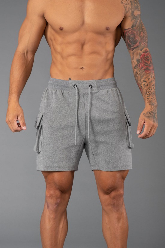 Youngla 120 Cloud Cargo Uomo Pantaloncini Grigie | LS0163857