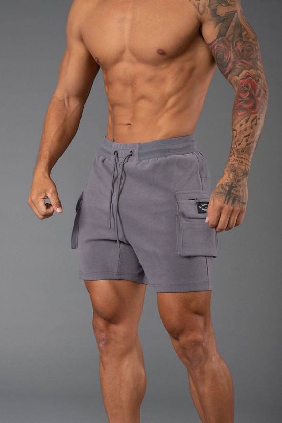 Youngla 120 Cloud Cargo Uomo Pantaloncini Grigie | NM7346258