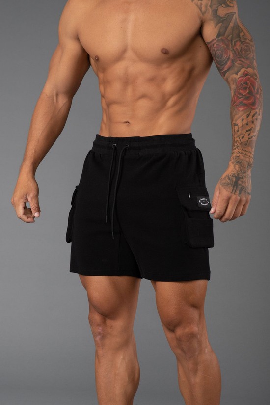 Youngla 120 Cloud Cargo Uomo Pantaloncini Nere | UC4372860