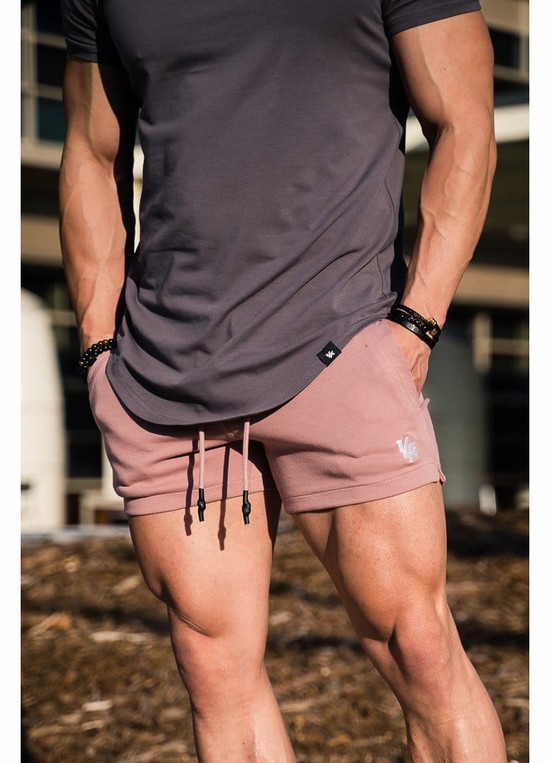 Youngla 126 Interlock Uomo Pantaloncini Rosa | CF5802364