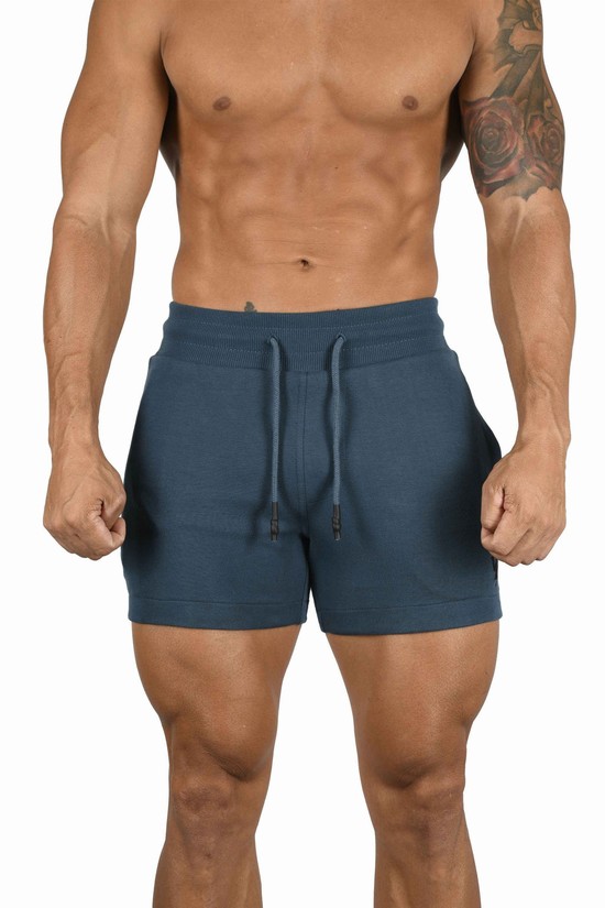 Youngla 126 Interlock Uomo Pantaloncini Blu | VY7104983