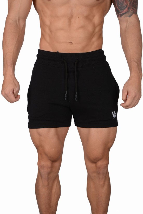 Youngla 126 Interlock Uomo Pantaloncini Nere | YP3160578