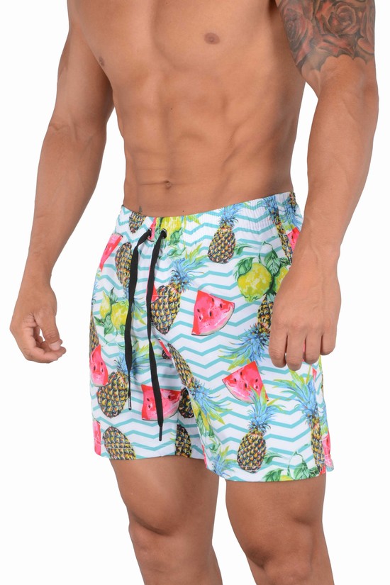 Youngla 128 Abstract Swim '22 Uomo Pantaloncini Colorate | LM4926153