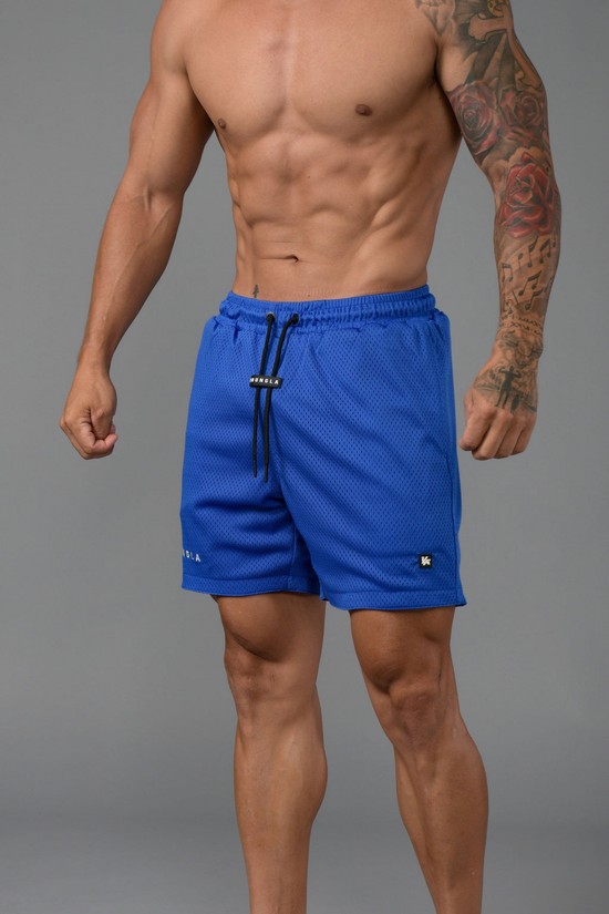 Youngla 130 Essential Basketball Uomo Pantaloncini Blu | CW8914736