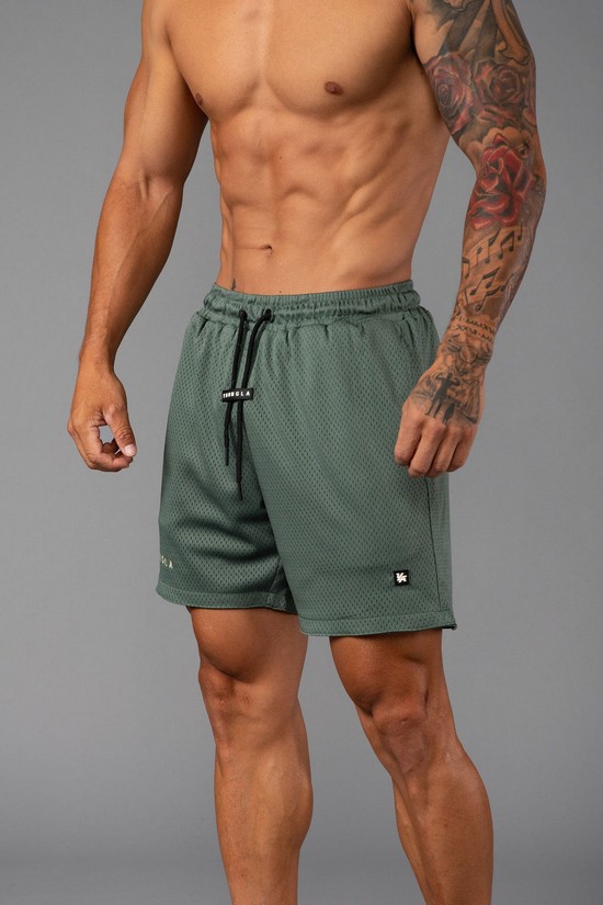Youngla 130 Essential Basketball Uomo Pantaloncini Grigie | FV8392456