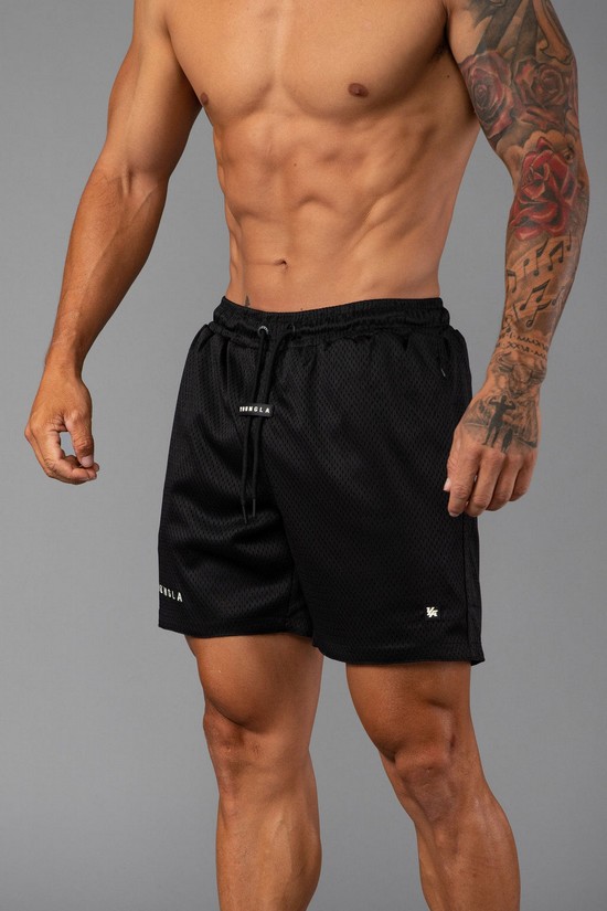 Youngla 130 Essential Basketball Uomo Pantaloncini Nere | YK6571824