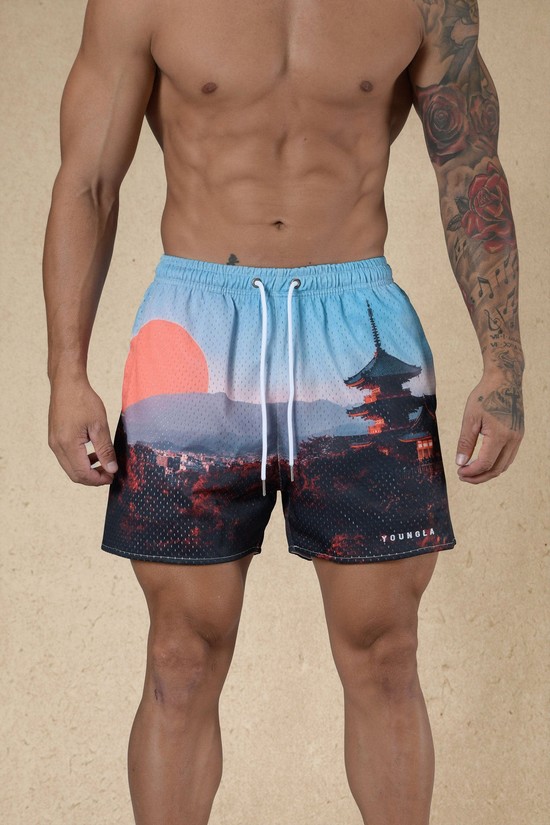 Youngla 135 House Party Uomo Pantaloncini Colorate | AE0368541