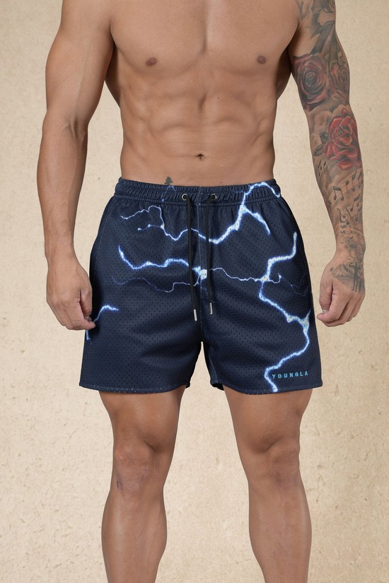 Youngla 135 House Party Uomo Pantaloncini Blu Marino | CE7910325