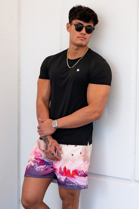 Youngla 141 The Block Party Uomo Pantaloncini Colorate | VR2861035