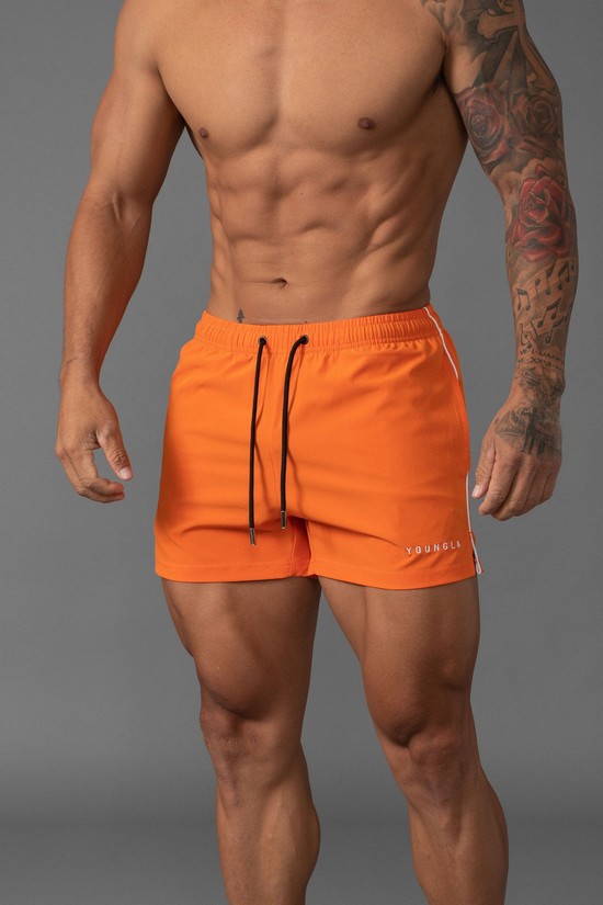 Youngla 143 Swim Uomo Pantaloncini Arancioni | HG2563917