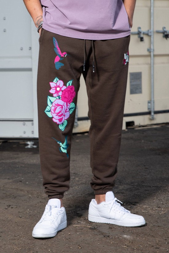 Youngla 203 Zen Uomo Pantaloni Jogger Caffè | QO3154208