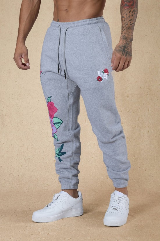 Youngla 203 Zen Uomo Pantaloni Jogger Grigie | VE4756398
