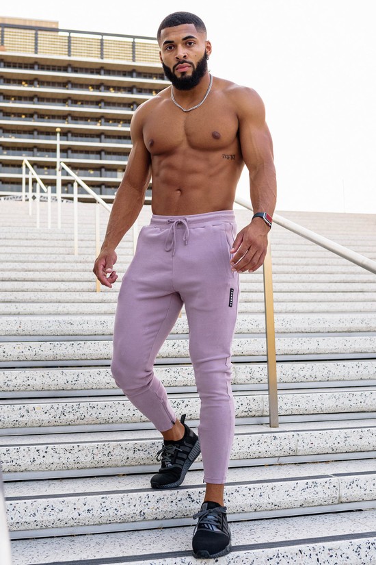 Youngla 208 The Perfect Uomo Pantaloni Jogger Viola | WV1780563