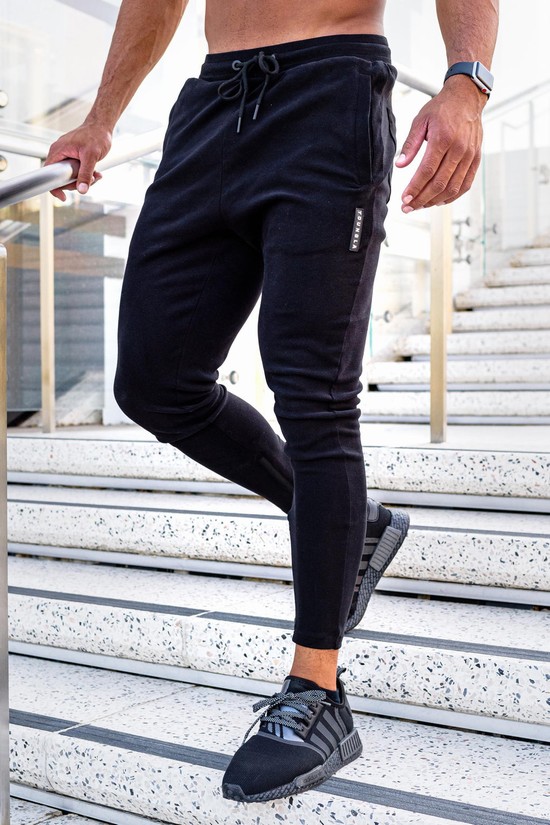 Youngla 208 The Perfect Uomo Pantaloni Jogger Nere | YU3086549
