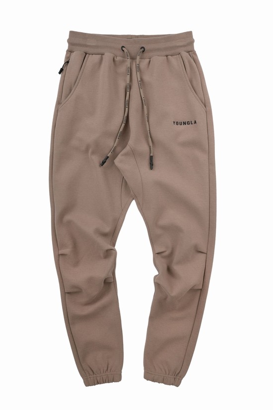Youngla 210 Kick-back Uomo Pantaloni Jogger Grigie | TF4859021