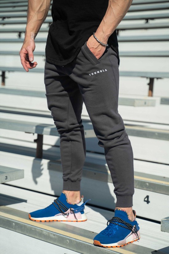 Youngla 213 Elite Uomo Pantaloni Jogger Nere | BE9120345