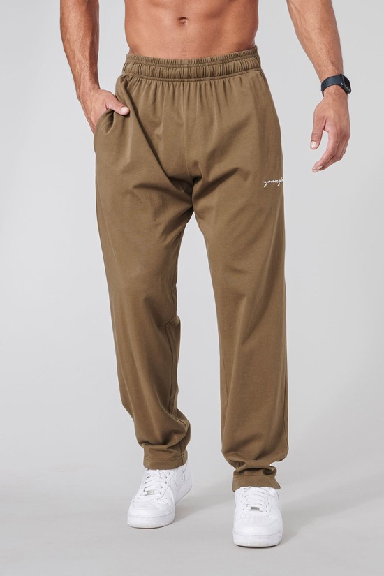 Youngla 215 No Cuff Pump Covers Uomo Pantaloni Jogger Grigie | XK5649283