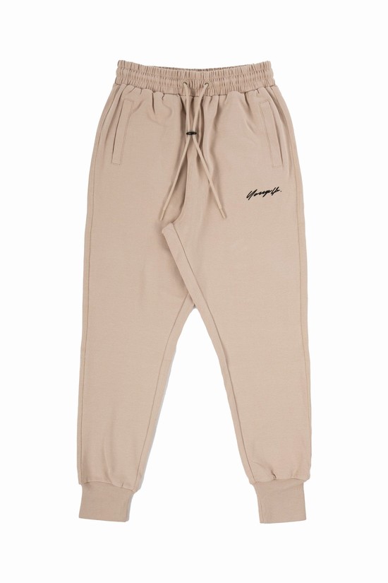 Youngla 228 Cloud Uomo Pantaloni Jogger Beige | BF5423687