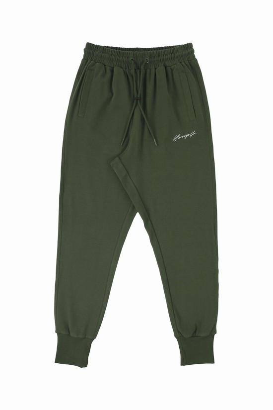 Youngla 228 Cloud Uomo Pantaloni Jogger Verdi | GN0829641