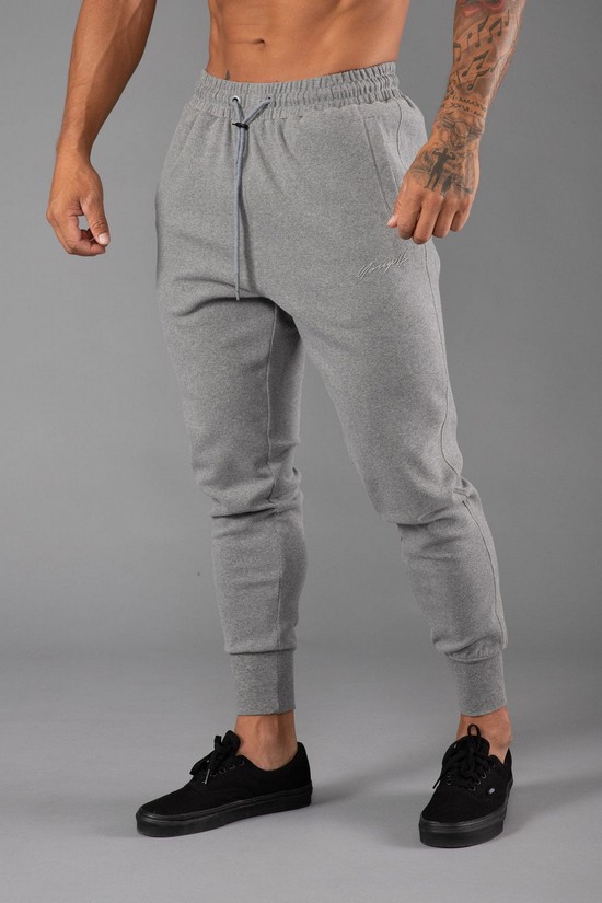 Youngla 228 Cloud Uomo Pantaloni Jogger Grigie | YZ3074215