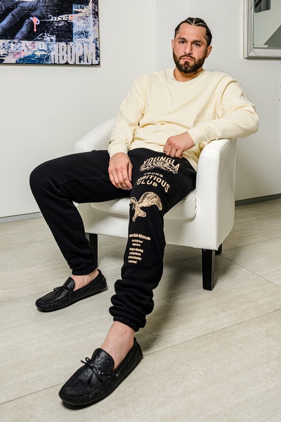 Youngla 233 The Immortal Uomo Pantaloni Jogger Nere | TC7596340