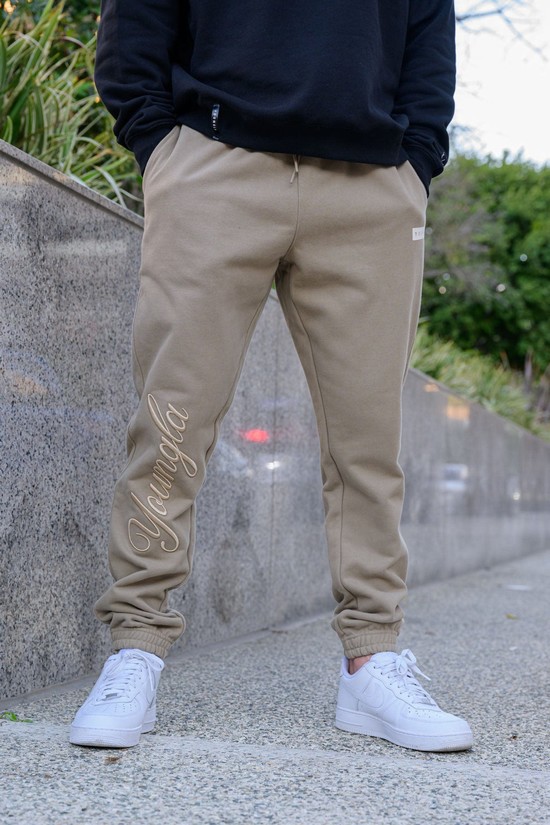 Youngla 245 Autograph Uomo Pantaloni Jogger Grigie | AR5012364
