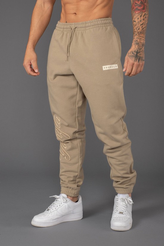 Youngla 245 Autograph Uomo Pantaloni Jogger Khaki | QJ0869237