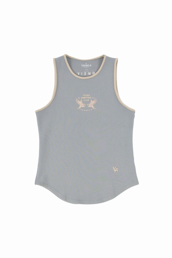 Youngla 311 Progress Uomo Canotta Grigie | LU9123845