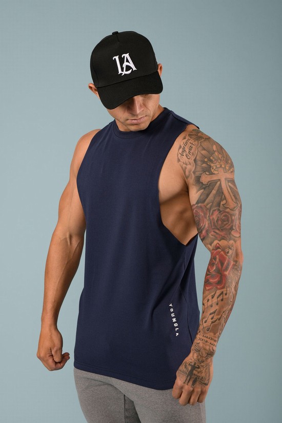 Youngla 317 Delt Uomo Canotta Blu | RP1845923