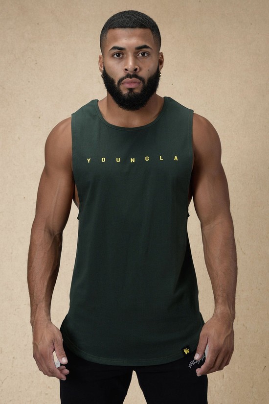 Youngla 332 Infinity Muscle Uomo Canotta Verdi | CS1296534