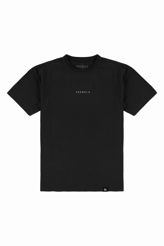 Youngla 401 Essential Jacked Uomo Camicie Nere | HZ5962304