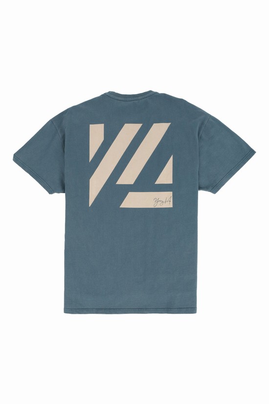 Youngla 413 Oversized Bloc Uomo Camicie Blu | HX1690753