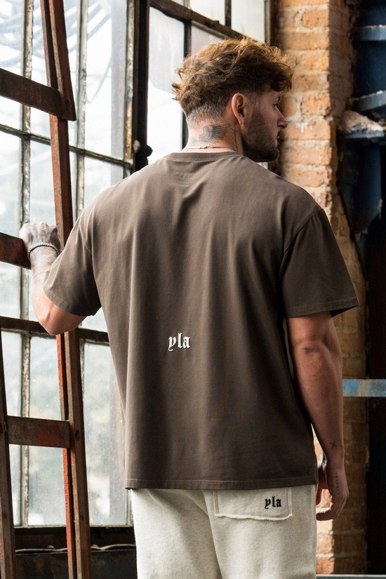 Youngla 416 Eternal Pocket Uomo Camicie Caffè | JA0679314