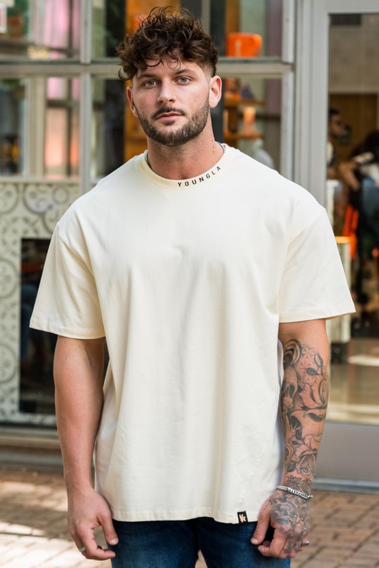 Youngla 429 Trademark Uomo Camicie Beige | IJ6897530