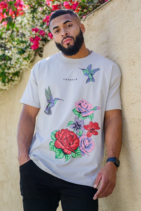 Youngla 432 The Good Life Uomo Camicie Grigie | XE5876132
