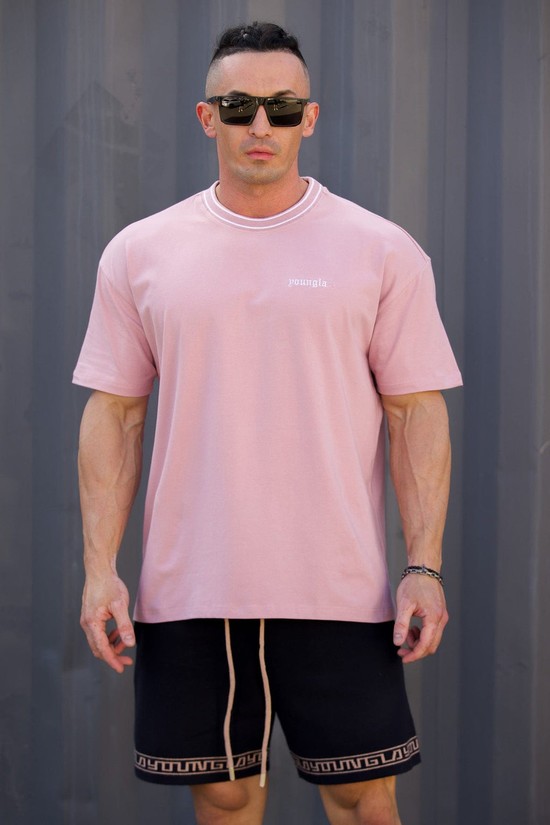 Youngla 435 Modern Noble Uomo Camicie Rosa | ID0574986