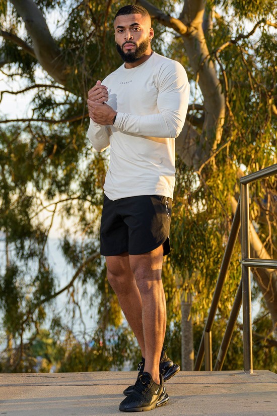 Youngla 441 Performance Line Longsleeve Uomo Camicie Bianche | BR7036549