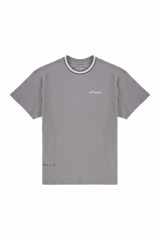 Youngla 451 Noble Uomo Camicie Grigie | BC4371865