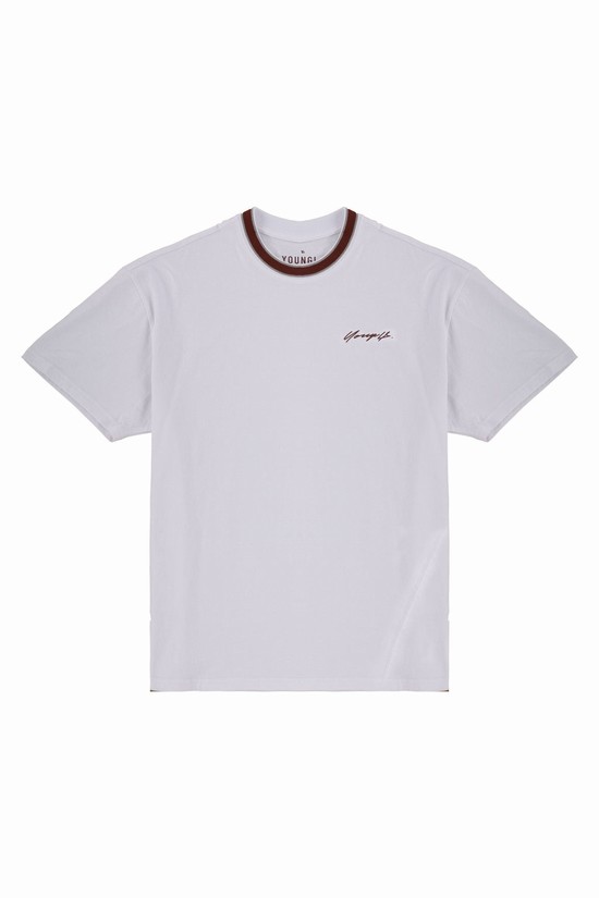 Youngla 451 Noble Uomo Camicie Grigie Chiaro | QL4638250