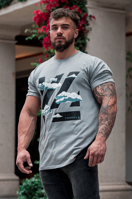 Youngla 452 The Flock Uomo Camicie Grigie | IN7968015