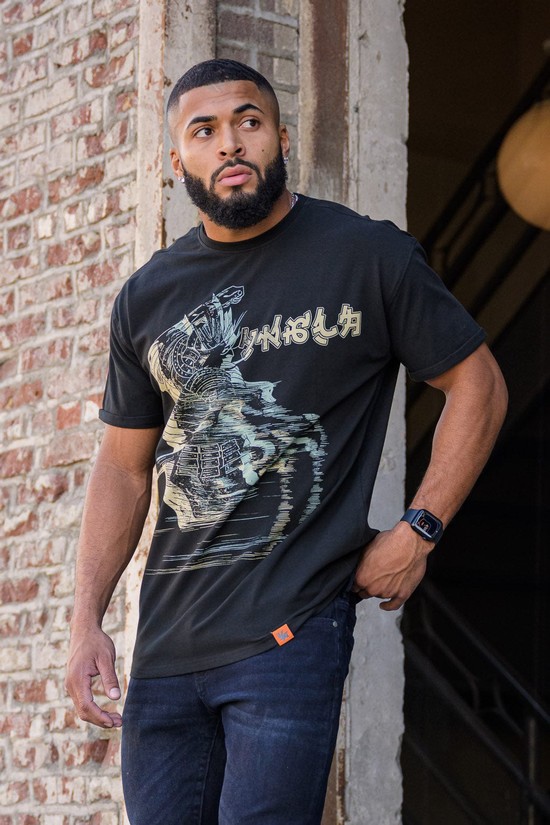 Youngla 452 The Flock Uomo Camicie Nere | DL4128507