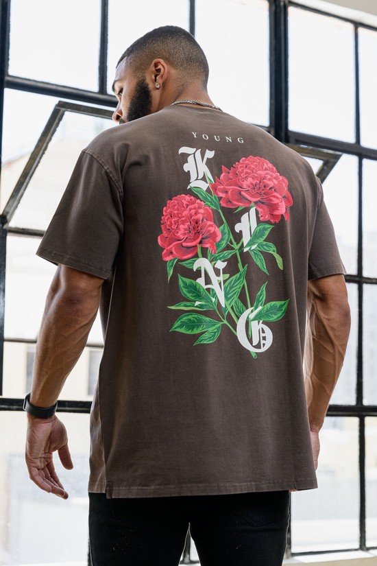 Youngla 453 Young King Uomo Camicie Grigie | WC9032176