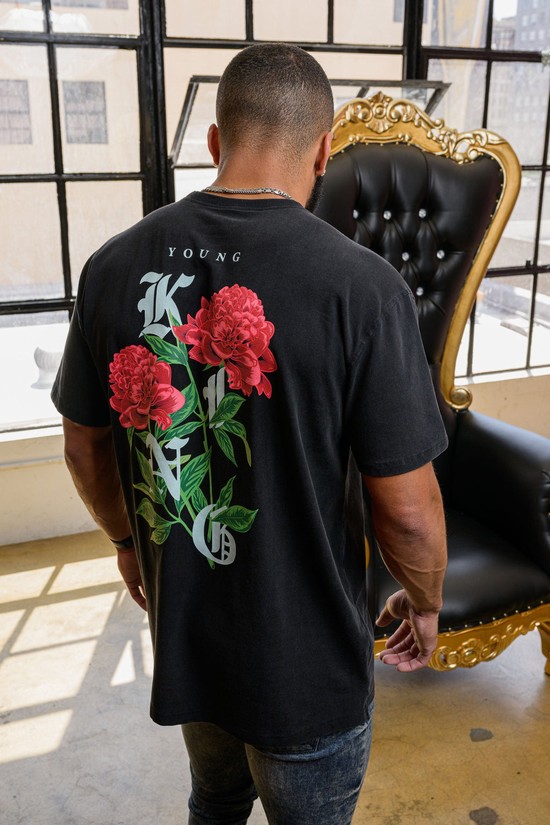 Youngla 453 Young King Uomo Camicie Nere | GB0639541