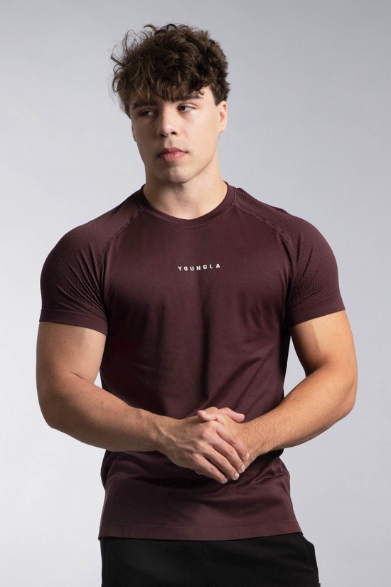 Youngla 454 New Gen Compression Uomo Camicie Bordeaux | IV8534260